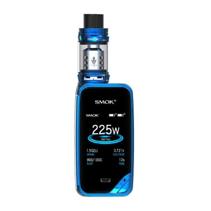 SMOK X-PRIV Kit Including TFV12 P-Tank E Cigarettes Vape Kit Blue (Battery Not Included) No Nicotine