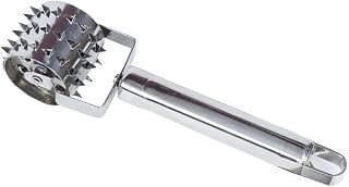 Stainless Steel Pine Meat Needle Multifunctional Broken Tendon Tender Pork Chop, Chicken Chops, Beef Steak, Pig Skin Puncture Hole Kitchen Cooking Tool, Large