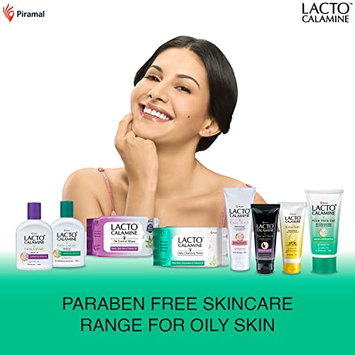 Lacto-Calamine-Daily-Cleansing-Face-Wipes-with-Aloe-Vera-Cucumber-and-Vitamin-E-White-Pack-of-2-50-Count