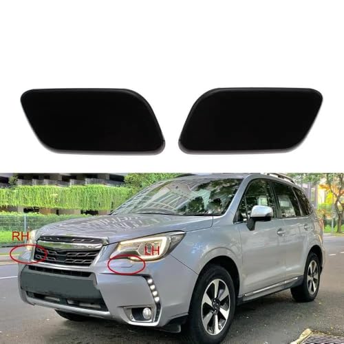 Soczewka reflektora przednia osłona dyszy spryskiwacza reflektora strumienia wody do Subaru dla Forester SJ 2016 2017 2018 model sportowy wysoko wyposażony pokrowiec na reflektory samochodowe