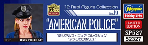 Kit de Resina American Police Figura 1/12 Hasegawa miniatura 6