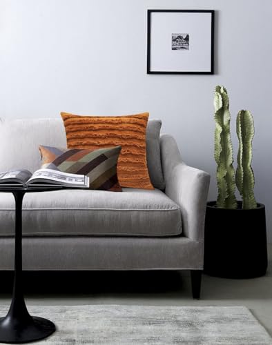 Image of TODY Cushion Cover 12 inch x 18 inch Set of 2 | Boho 12 18 Cushion Cover for Sofa, Bed | Rectangle 12x18 Cushion Covers for Home decor
