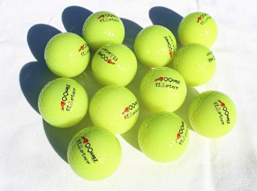 A99 Floating Golf Balls Floater Ball Float Water Range New (Neo Green 12 Balls/Pack)