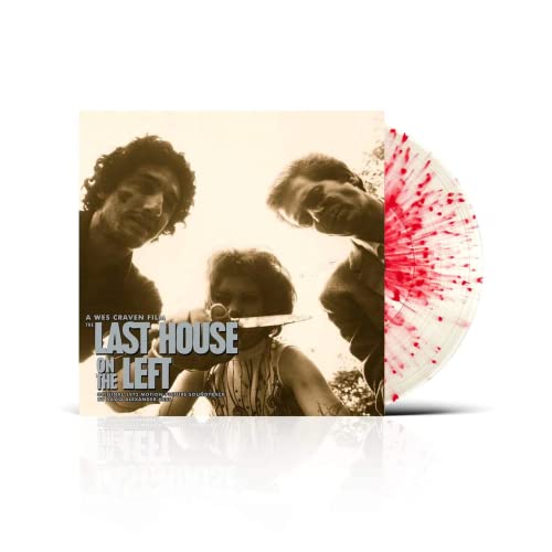 The Last House On The Left - Exclusive Limited Edition Clear w/ Red Splatter Colored Vinyl Soundtrack LP