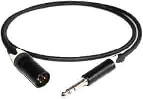 Amazon | MOGAMI【2534 黒】XLRキャノン(オス)-TRSフォン 2m