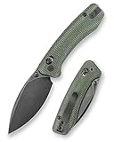 TRIVISA Koala-GM Taschenmesser, Klappmesse mit Micarta-Griff, 65 mm Schwarze...
