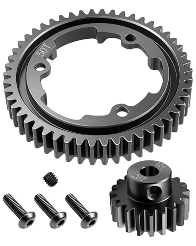 50T 1 Mod �d���X�`�[�������� 20T���[�^�[�s�j�I���M�A�t�� 1/10 Maxx 1/10 E-REVO 2.0 VXL 1/5 X-Maxx 1/7 XO-1�ɑΉ�