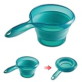 Folding Water Ladle Collapsible Spoon Collapsible Scoop Cup material Thicken great for Bathing...
