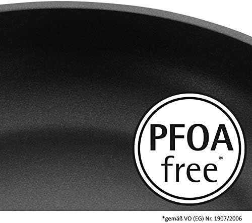 WMF 733026299 Set of 2 Coated Cromargan Stainless Steel Frying Pans, Stainless Steel, Silver, Set 24 cm und 28 cm