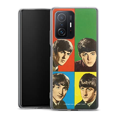 DeinDesign Coque Slim Compatible avec Xiaomi 11T 5G Coque Ultra Fine Coque en Silicone Ultra Fine Rock ‘n’ Roll Visages… - Les Beatles, Paul McCartney, John Lennon, RIngo Starr, George Harrison DeinDesign Coque Slim Compatible avec Xiaomi 11T 5G Coque Ultra Fine Coque en Silicone Ultra Fine Rock 'n' Roll Visages…
