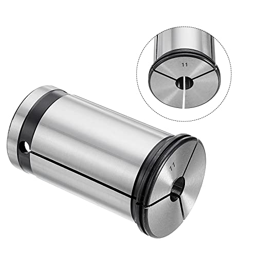 Uxcell Straight Shank Collet C42-11 Cnc Router Tool Adapter 65Mn For Lathe Milling Drilling Machine Industrial Supplies #TOP3