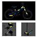 Pegatinas para Cascos de Moto Pegatinas Reflectantes, ONTWIE 16 Piezas Pegatinas Reflectantes...