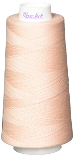Hilo Maxi-Lock American & Efird 3000 Yardas Rosa Camarón miniatura 1