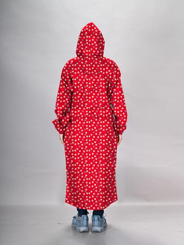 Image of LUX VENUS Printed Over coat Rainwear for Women
