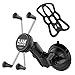 RAM Mounts X-Grip Large Phone Mount with RAM Twist-Lock Suction Cup Base RAM-B-166-UN10U with Medium Arm for Vehicle Windshields