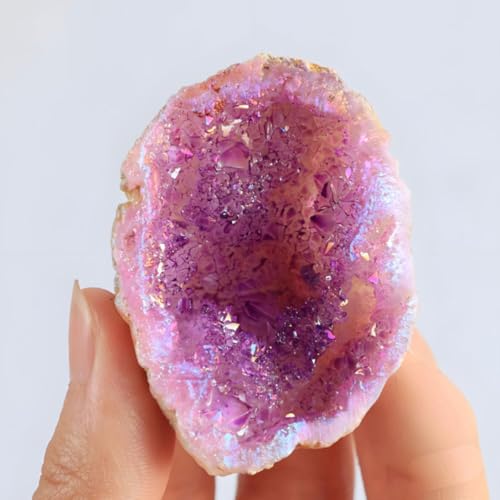 Cave de cristal d'améthyste violette de 100g 150g pour décoration de maison - 2