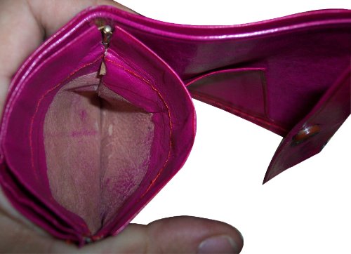 Treasures Of Morocco Moroccan Handmade Wallet Credit Card Leather Coin Change Pocket Small Magenta4