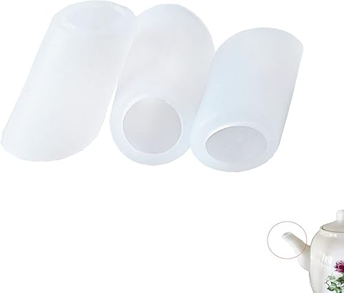 Cubierta de boquilla de tetera de silicona y protector de hervidor, juego de 3 piezas, accesorios a prueba de fugas