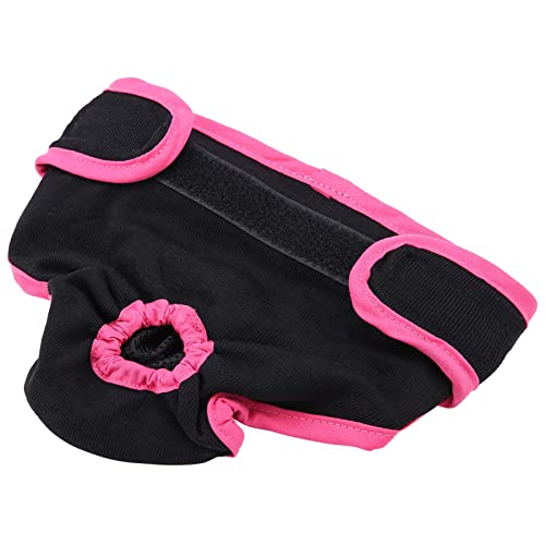 Image of TOPINCN Dog Underwear Flexible Physiological Pants Puppy Female Pet Sanitary Diaper for Small Medium Large Dogs(XS- Black)