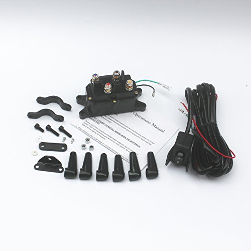 image for KIPA Winch Solenoid Relay 12V 250A & Winch Rocker Thumb Switch Assy fo