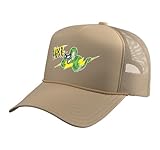 Disney Zootopia 2 Volt Viper Logo Gary De'Snake Costume Trucker Hat with Adjustable Mesh Back, Khaki