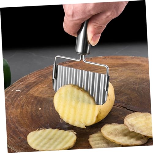 Set Cuchillos Papa Ondulados 3 Piezas Acero Inox miniatura 6