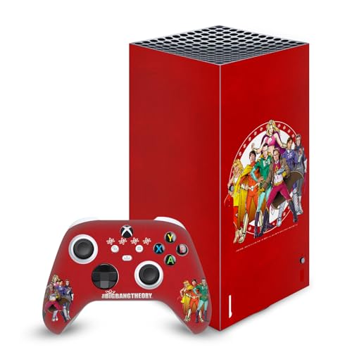 Autocollant Xbox Series X Big Bang Theory pour votre espace gaming