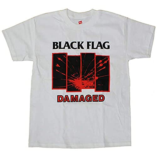 T-Shirt Hardcore Black Flag Damaged idéal pour vos festivals et concerts de rock
