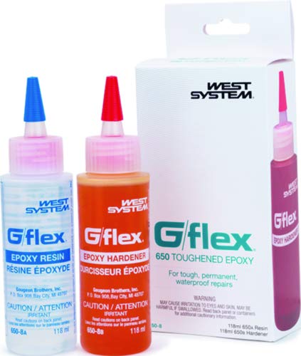 West Systems G Flex Epoxy Bottles 2 Pkg 6508