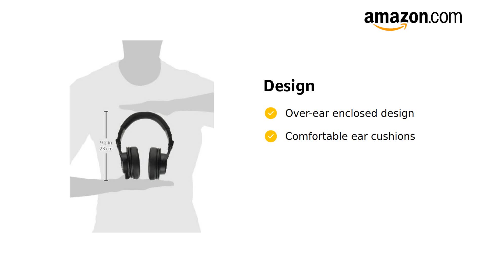 Amazon.com: Marantz Pro MPH-2 Monitor Headphones, Enclosed, Wired