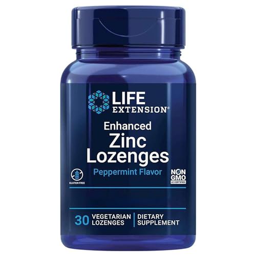 Life Extension, Enhanced Zinc Lozenges Pastillas De Zinc , Sabor A Menta, 30 Pastillas Veganas, Probadas En Laboratorio, Sin Gluten, Vegetarianas, Sin Soja, No Gmo Life Extension, Enhanced Zinc Lozenges Pastillas De Zinc , Sabor A Menta, 30 Pastillas Veganas, Probadas En Laboratorio, Sin Gluten, Vegetarianas, Sin Soja, No Gmo