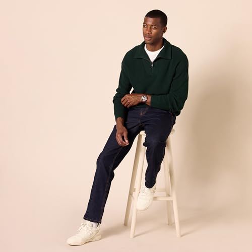 Amazon Essentials Men's Relaxed-Fit Workwear Carpenter Jean with Comfort Stretch, Rinse Wash, 29W x 34L - image 5