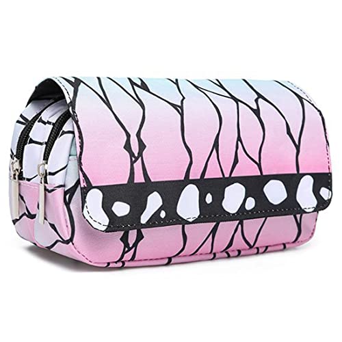 Mochilas Y Bolsas, Tools TWSTIV Anime Kamado Tanjirou Nezuko - Estuche para lápices de cosplay, estuche de papelería, gran capacidad con cierre (5. Kochou Shinobu)