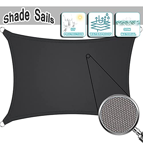 Voile d'ombrage rectangulaire contre les UV et la pluie