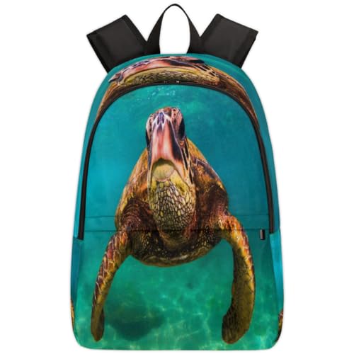 Sac à dos école TropicalLife tortue de mer voyage ordinateur portable