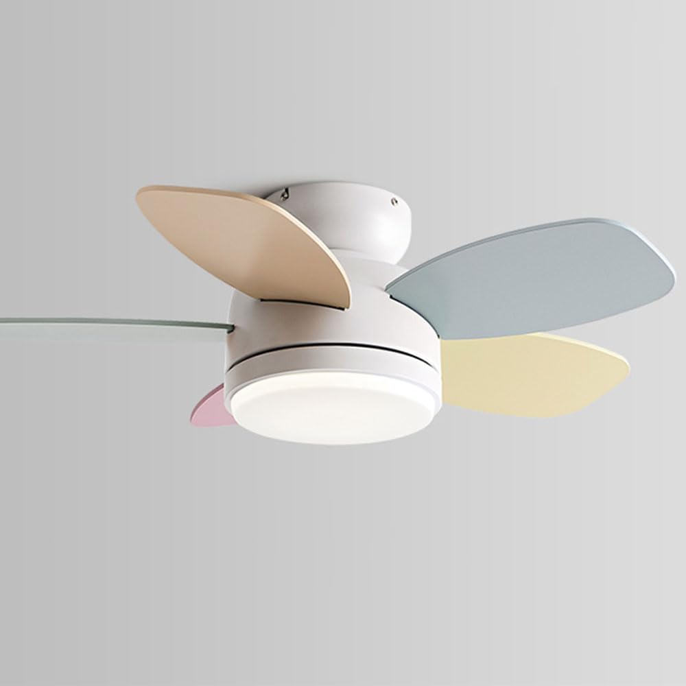 Ventilateur de plafond silencieux réversible 6 vitesses avec minuterie