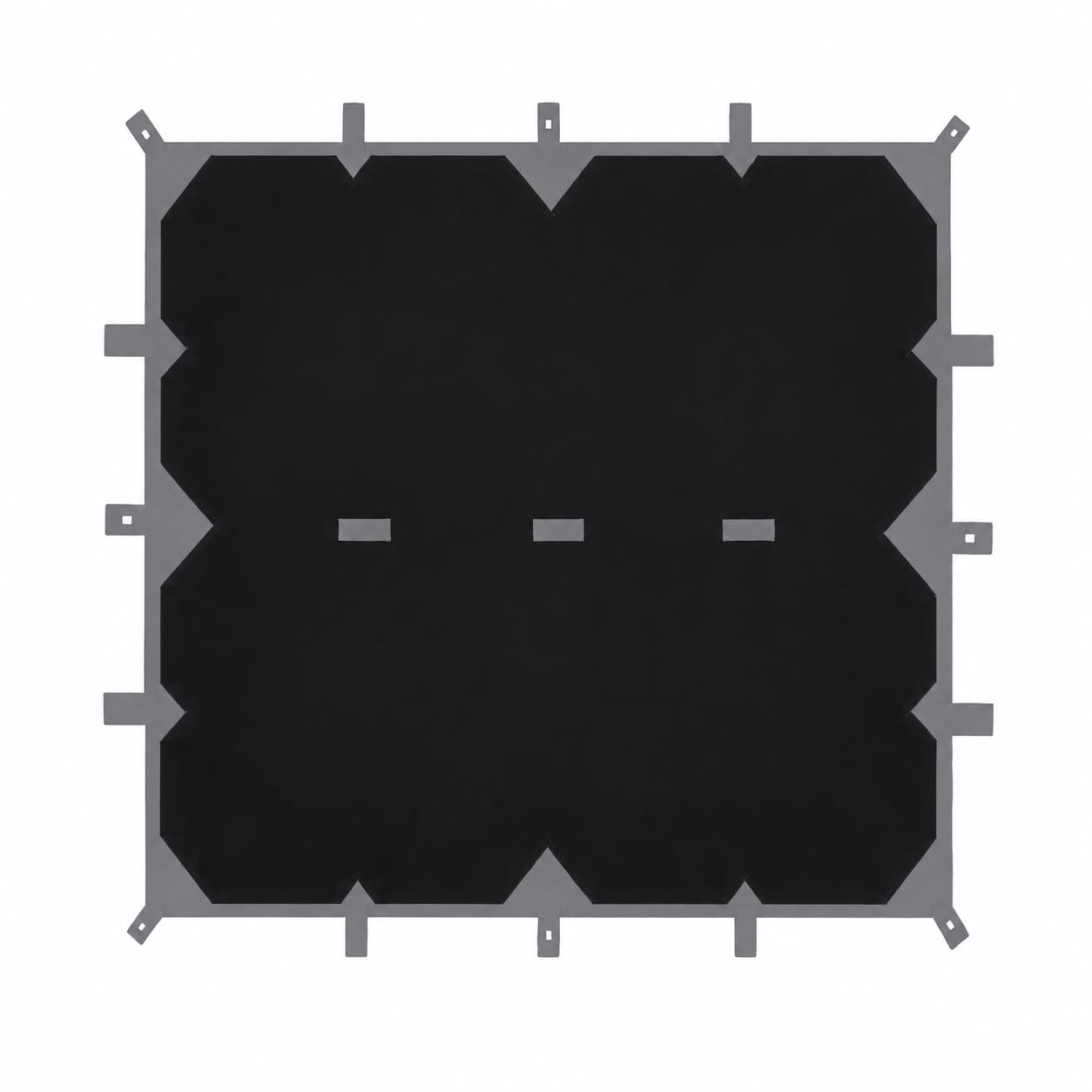 Toldos para Lluvia Toldo Lona Cubierta con Capa Opaca para Bloquear el Resguardar de Oxford Resistente al Desgaste y a, Negro Puro, Style to 2, Negro