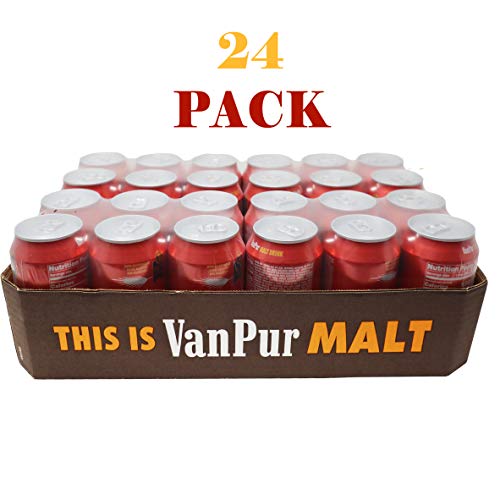 Van Pur Malt Drink , Pure Malta (0.0 % Alchol) 11.2 oz 24 Pack