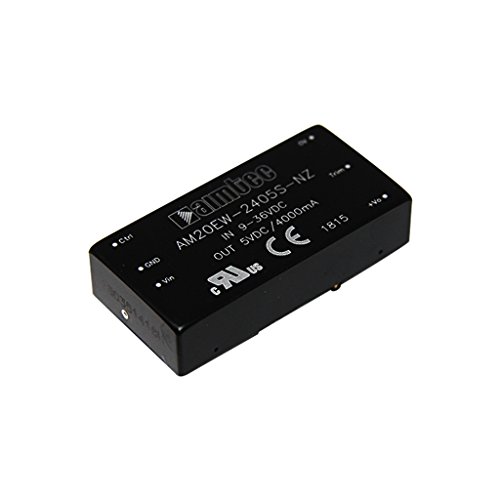 Convertisseur DC/DC 20W AIM AM20EW-2405SZ boîtier 2"x1" haute densité de puissance 5VDC 4A