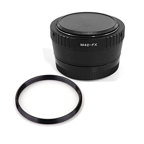 Pixco Lens Kit Speed Booster Focal Reducer Lens Adapter Suit For M42 F Lens To Fujifilm X Camera+39Mm-42Mm Step-Up Metal Filter Adapter Ring / 39Mm Lens To 42Mm Accessory(M42-Fx) #TOP14