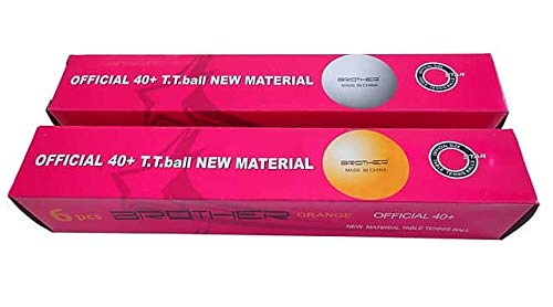 Acra Bruder G1807-40 Balls in accordance with Table Tennis 6ks 40 mm