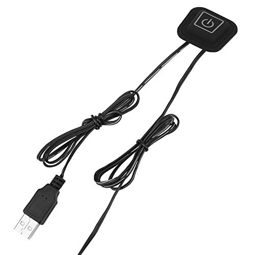 Pad Aquecedor de Pano elétrico, DC 5 V 3-Shift Elemento de Aquecimento USB para Pescoço Costas Abdôm