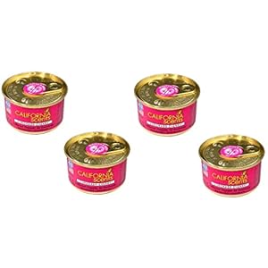 California Scents Air Freshener 4-Pack Car Air Freshener (Coronado Cherry)