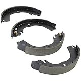 QUALITY-BUILT Rear Drum Brake Shoes FS924 Compatible with 2007-2017 Nissan (Tiida, Versa (1.8L, L4)); 2008-2023 Mitsubishi (i-MiEV, Lancer, Mirage, Mirage G4); 2015-2019 Dodge Attitude
