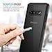Maxboost Galaxy S10 Plus Case HyperPro Series with Heavy Duty GXD-Gel Protection [Black/Clear] [PowerShare Friendly] Enhanced Hand-Grip TPU Cushion Frame Clear Hybrid Cover for Samsung Galaxy S 10+