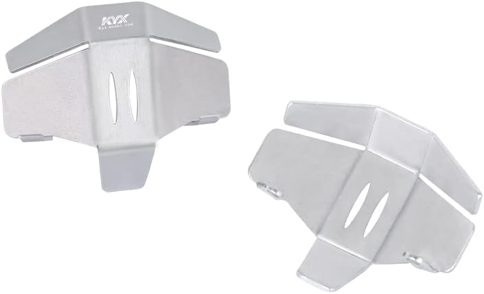 KYX Racing Stainless Steel Front Rear Axle Guard Upgrades Accessories for 1/18 RC Crawler Car Axial UTB18 Capra Unlimited Trail Buggy