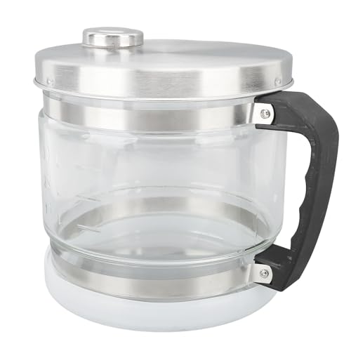 Fabater Glass Carafe, 1 Gallon / 4L Water Jar for