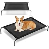 GEENARY Cama para Perro, Cama Elevada con Malla Transpirable y Lavable para Perros Grandes y Medianos, Base Reforzada y...