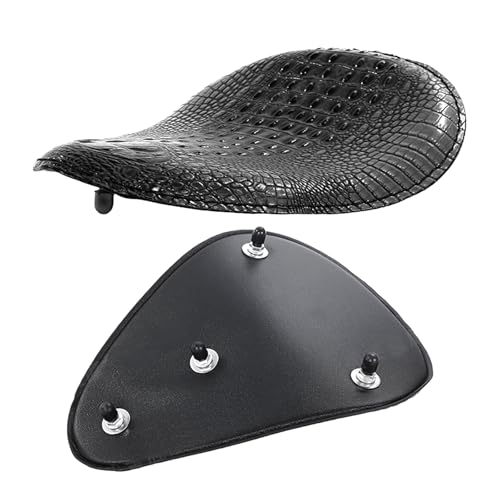 Coussin de siège de moto rétro anti-glisse à fixation rapide