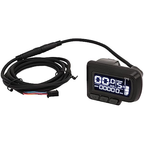 KUIDAMOS Miernik Wyświetlacza LCD do Roweru Elektrycznego Niezawodny Wodoodporny Panel Sterowania do Sprzętu Rowerowego do Rowerów Górskich